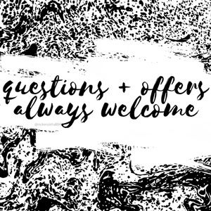 offers always welcome